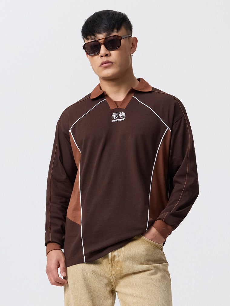 Oversized Rugby Polo: Castanea Men Rugby Polos