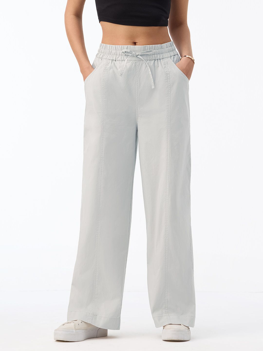 Pull On Pants: Sand Shell Women Wide Pants