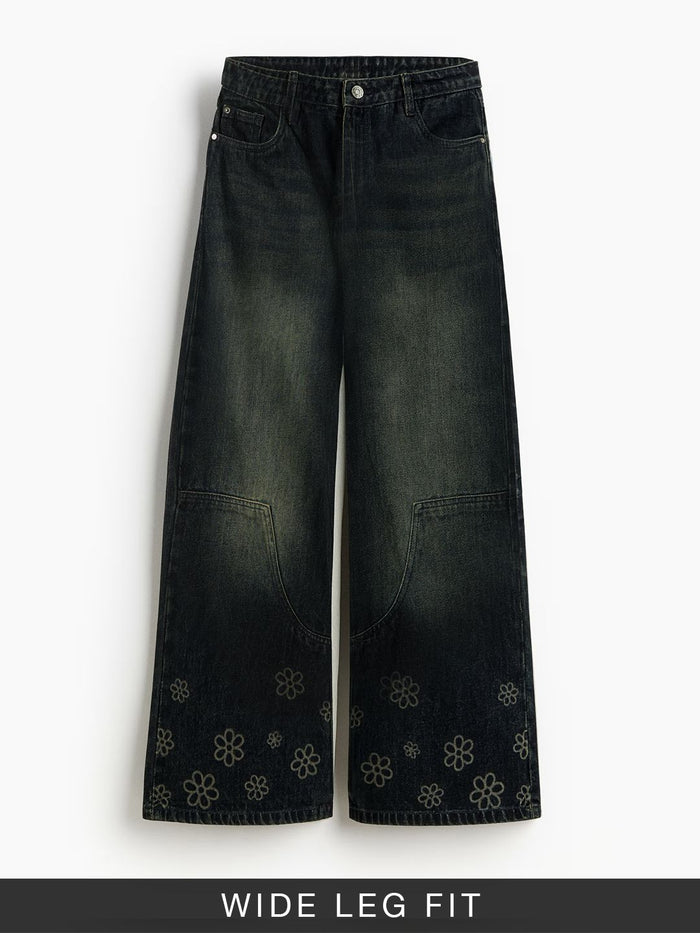Wide-Leg Denim: Full Bloom Women Wide Denims