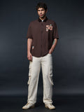 Zipper Shacket: Peanuts Rash Oversized Shirts