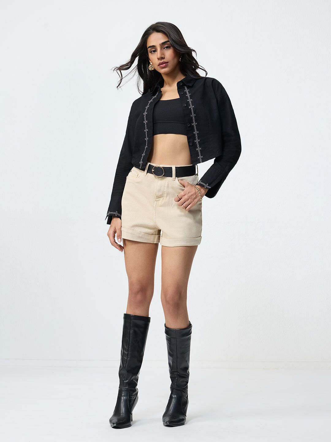 Souled Originals: Dark Mystery Women Cropped Shirts