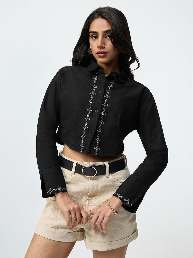Souled Originals: Dark Mystery Women Cropped Shirts