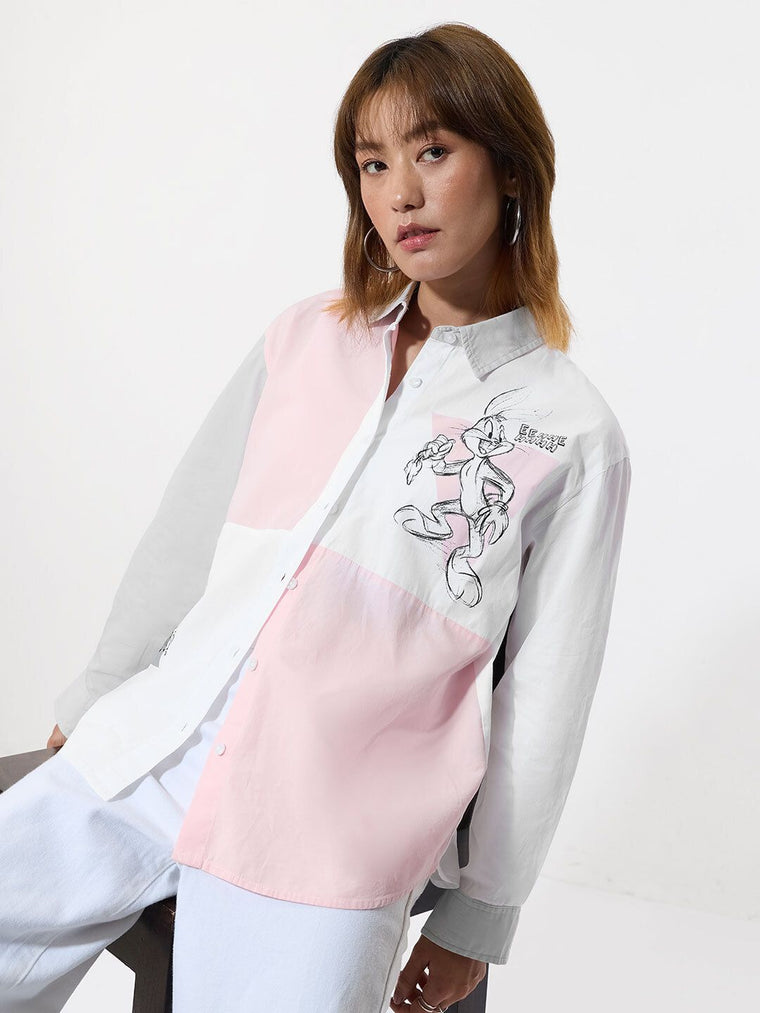 Looney Tunes: Bugs Is Back Women Oversized Shirts