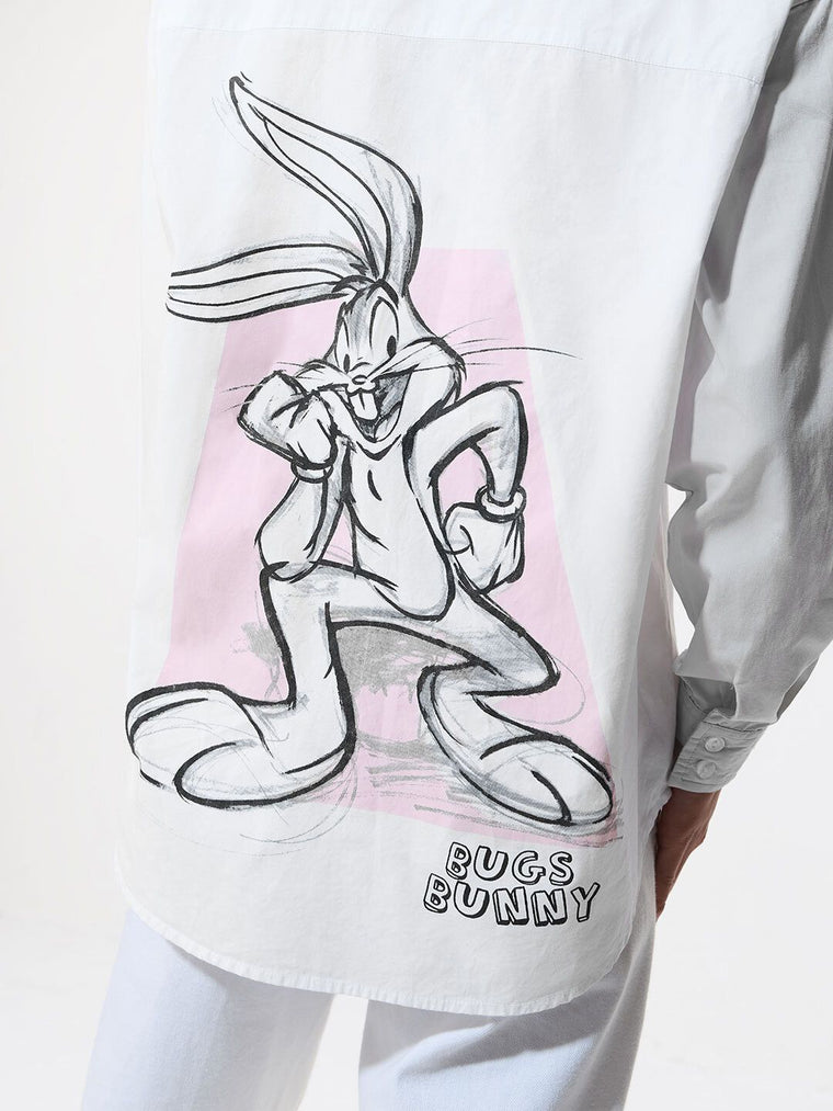 Looney Tunes: Bugs Is Back Women Oversized Shirts