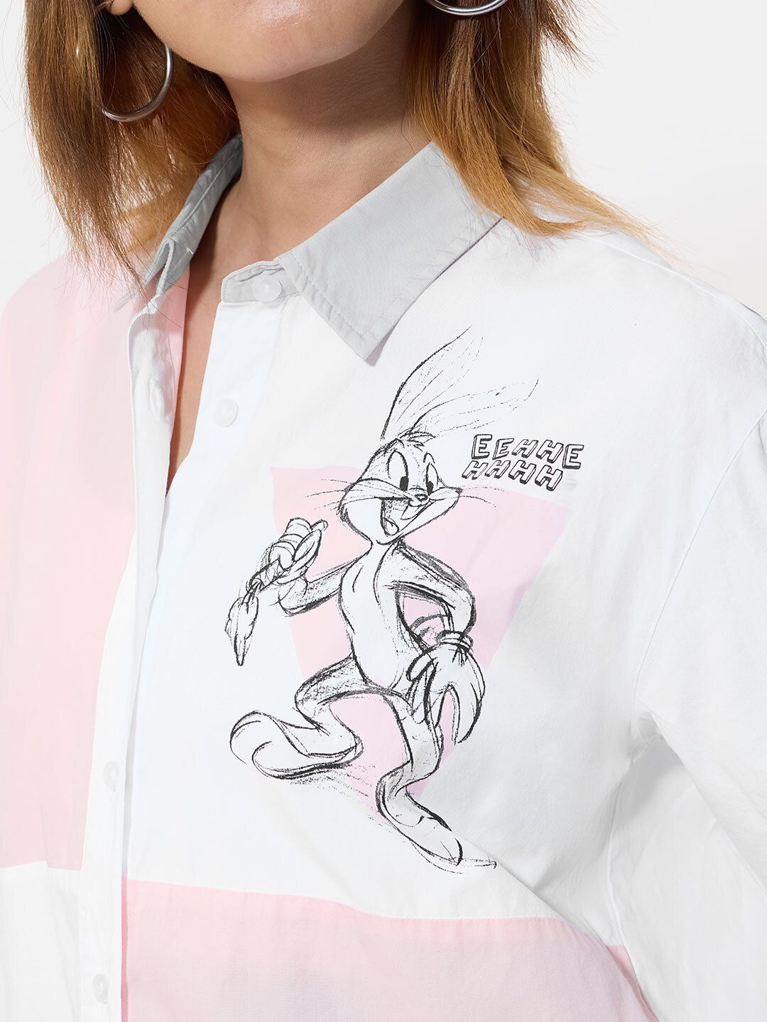 Looney Tunes: Bugs Is Back Women Oversized Shirts