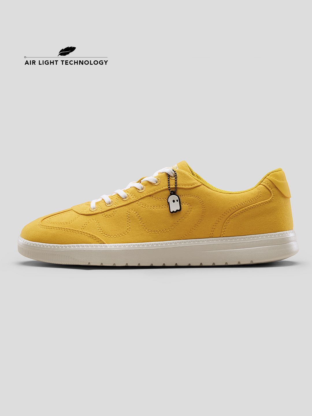 UBZ FLY: Yellow Men Low Top Sneakers