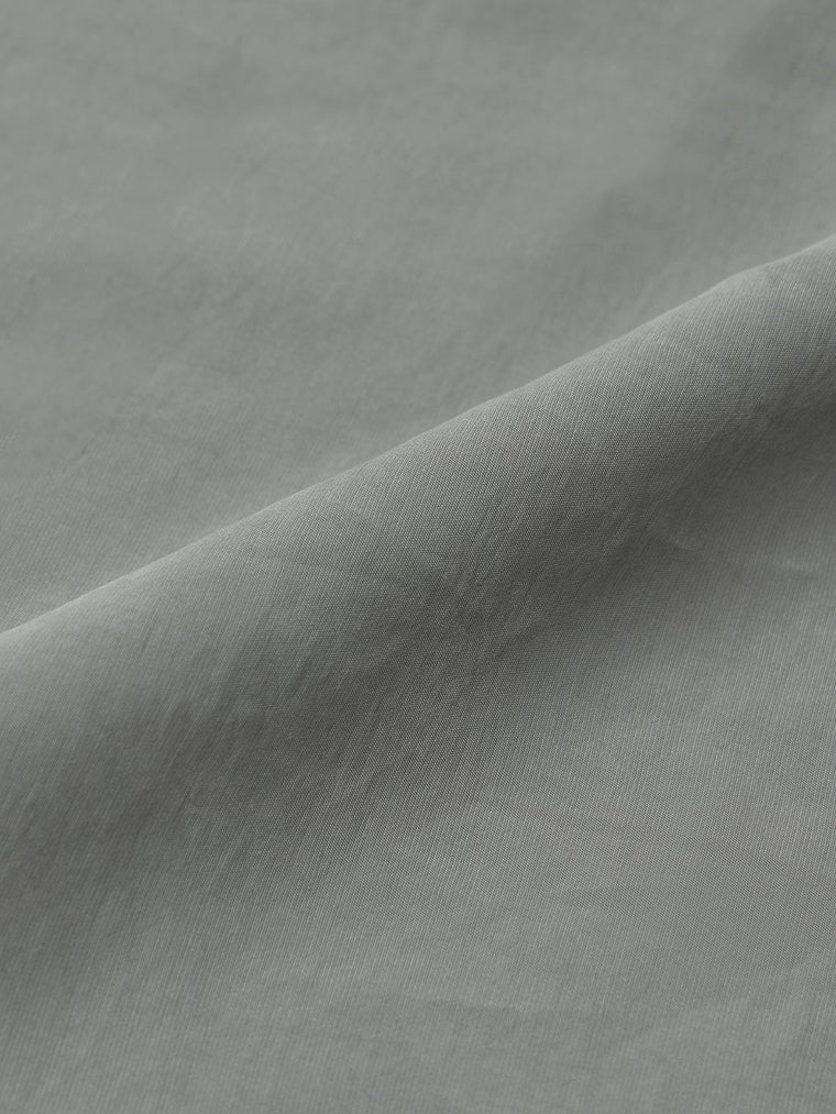 Pleated Trousers: Ice Grey Women Straight Pants