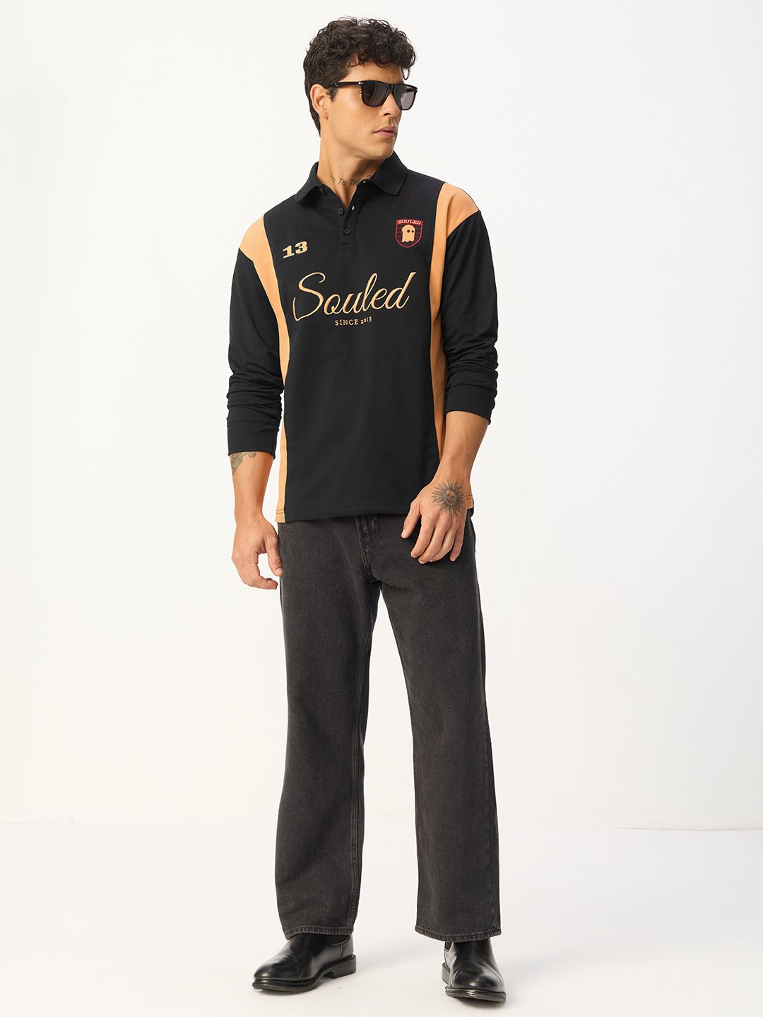 Souled Originals: Vintage Crest Men Rugby Polos