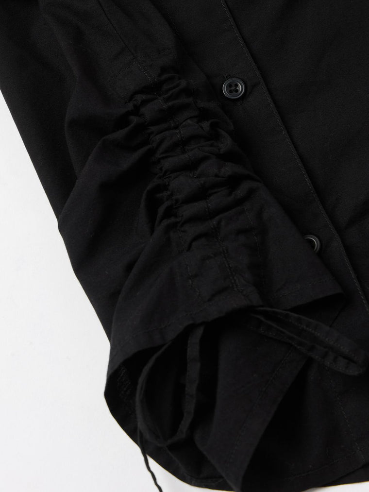 Tailored Solids: Raven Black Women Fitted Shirts