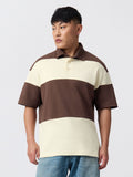 Oversized Polo: Mocha CrÃ¨me Oversized Polos