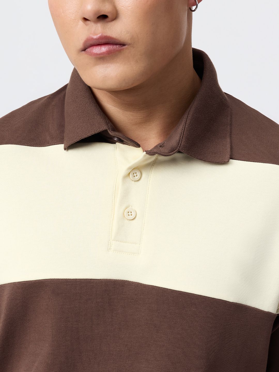 Oversized Polo: Mocha CrÃ¨me Oversized Polos