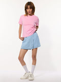 Regular Solids: Bubblegum Women Regular T-Shirts