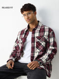 Overshirt: Ruby Plaid Overshirts