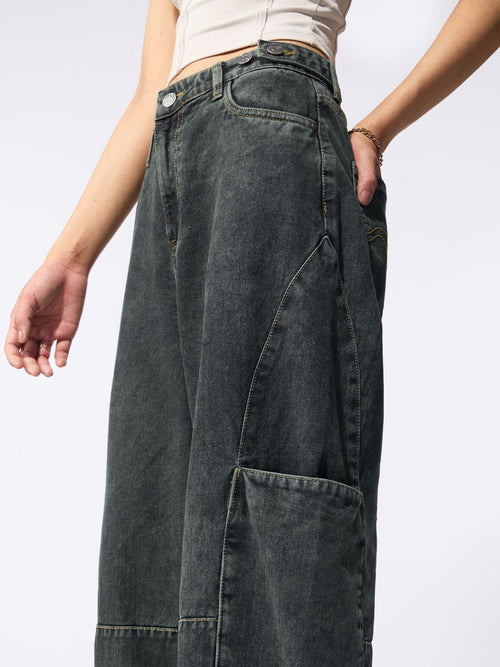 Barrel-Fit Denim: Mirage Women Barrel Denims