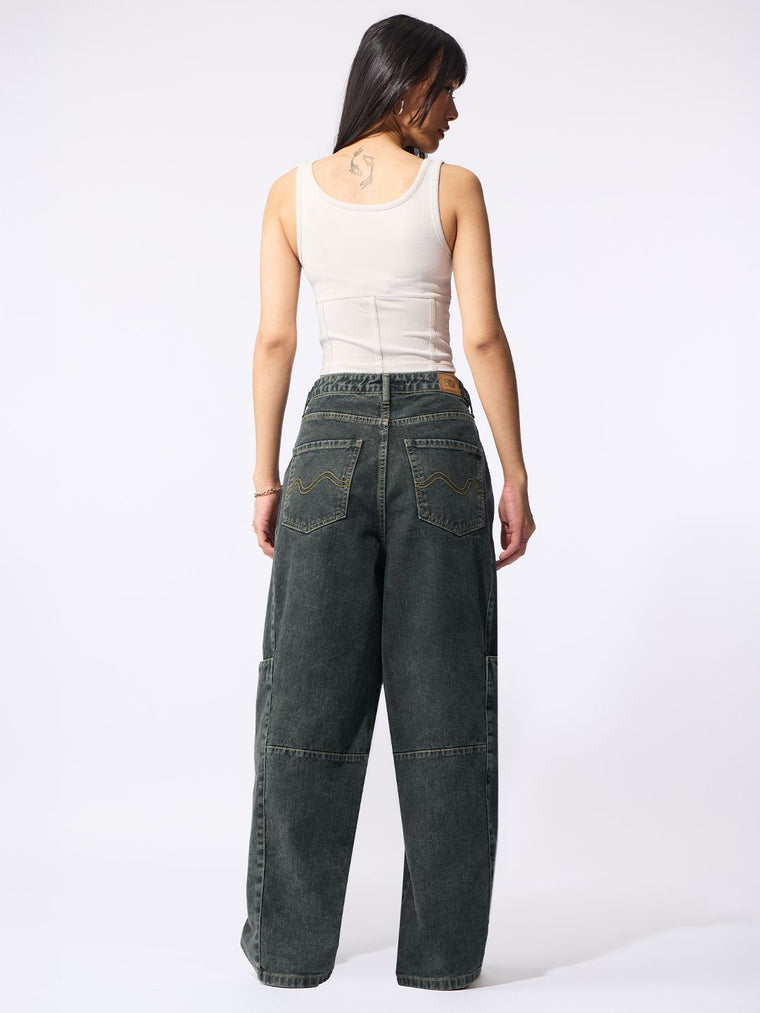 Barrel-Fit Denim: Mirage Women Barrel Denims