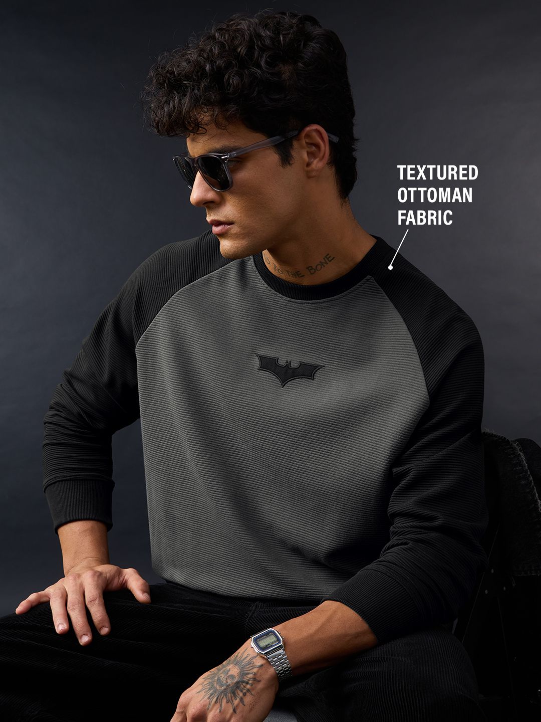 Batman: Darkness Men Full Sleeve T-Shirts