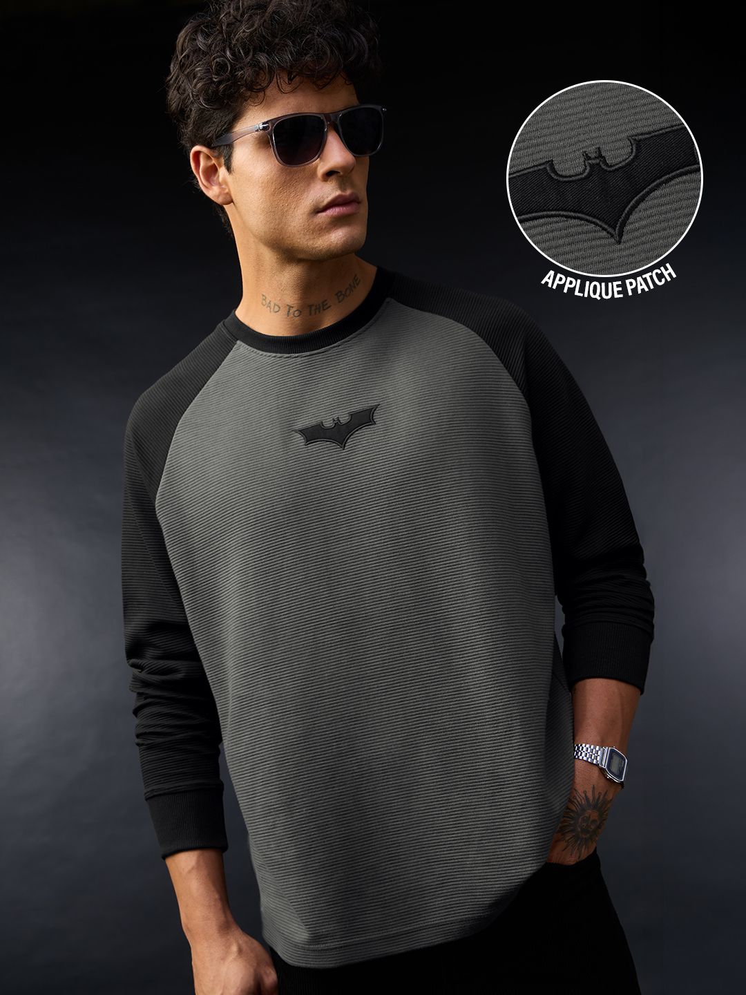Batman: Darkness Men Full Sleeve T-Shirts
