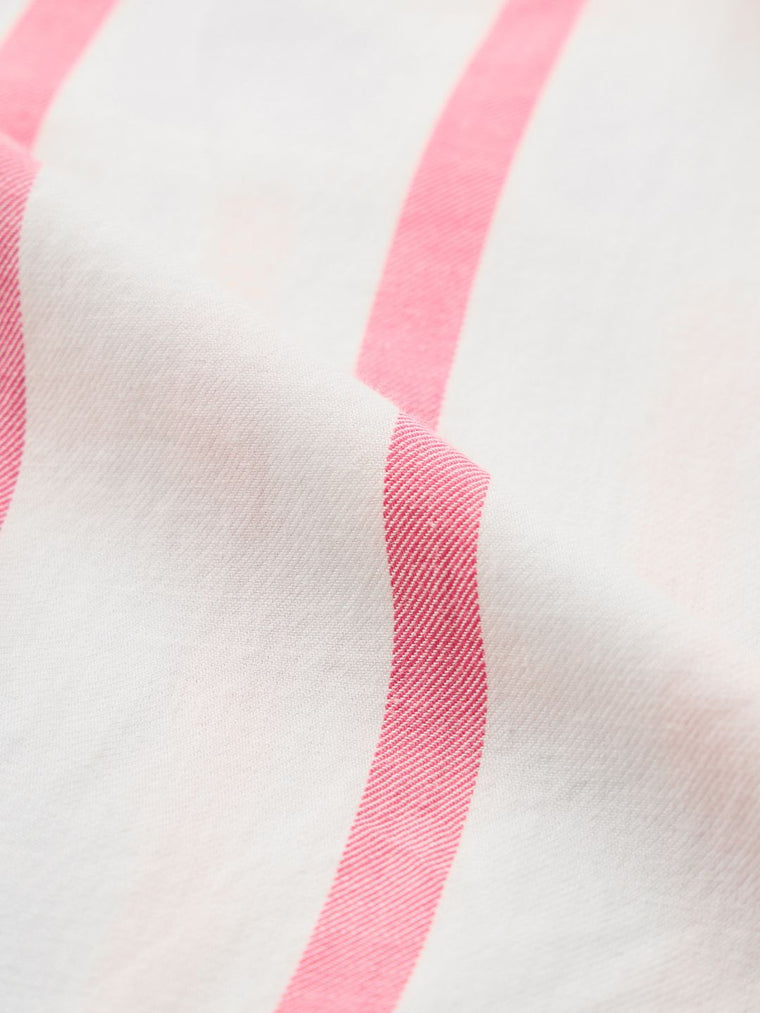 Stripe Shirt: Clover Bunny Women Oversized Shirts