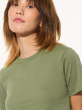 Regular Solids: Soft Jade Women Regular T-Shirts