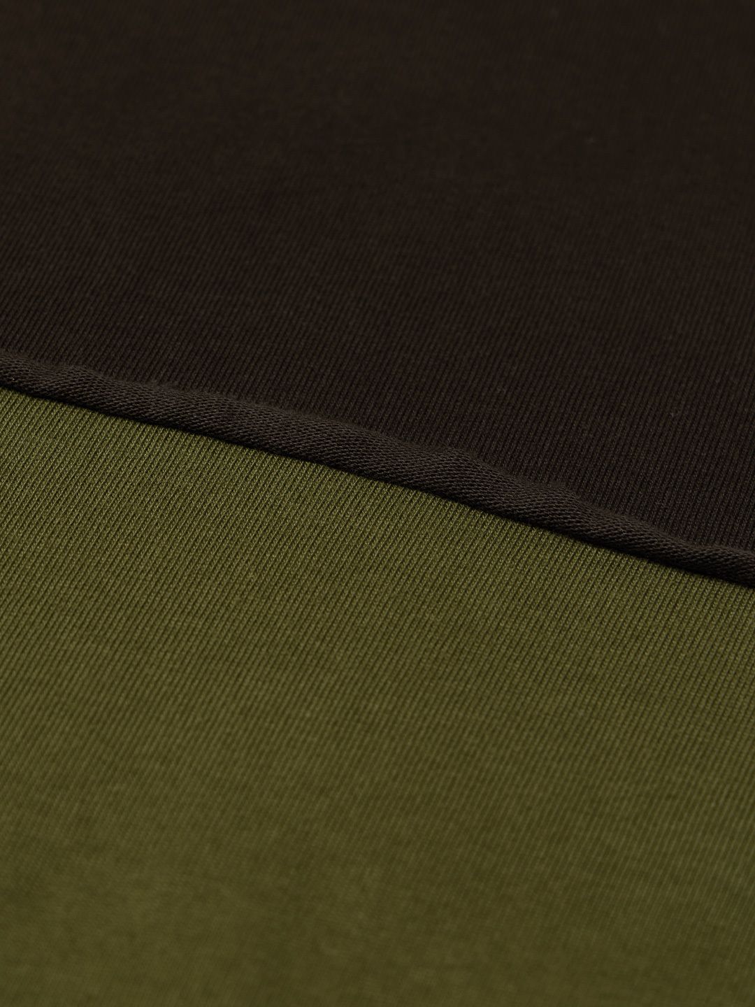 Colorblocked Rugby Polo: Cocoa Olive Men Rugby Polos