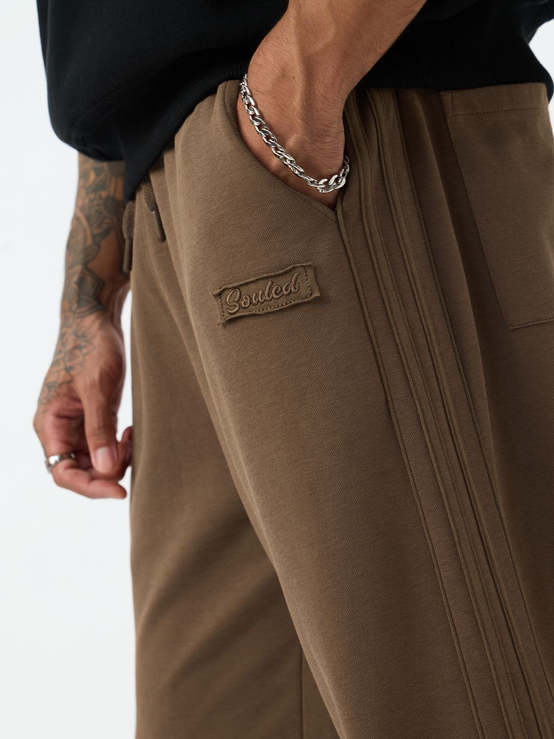 Oversized Joggers: Cocoa Men Oversized Joggers