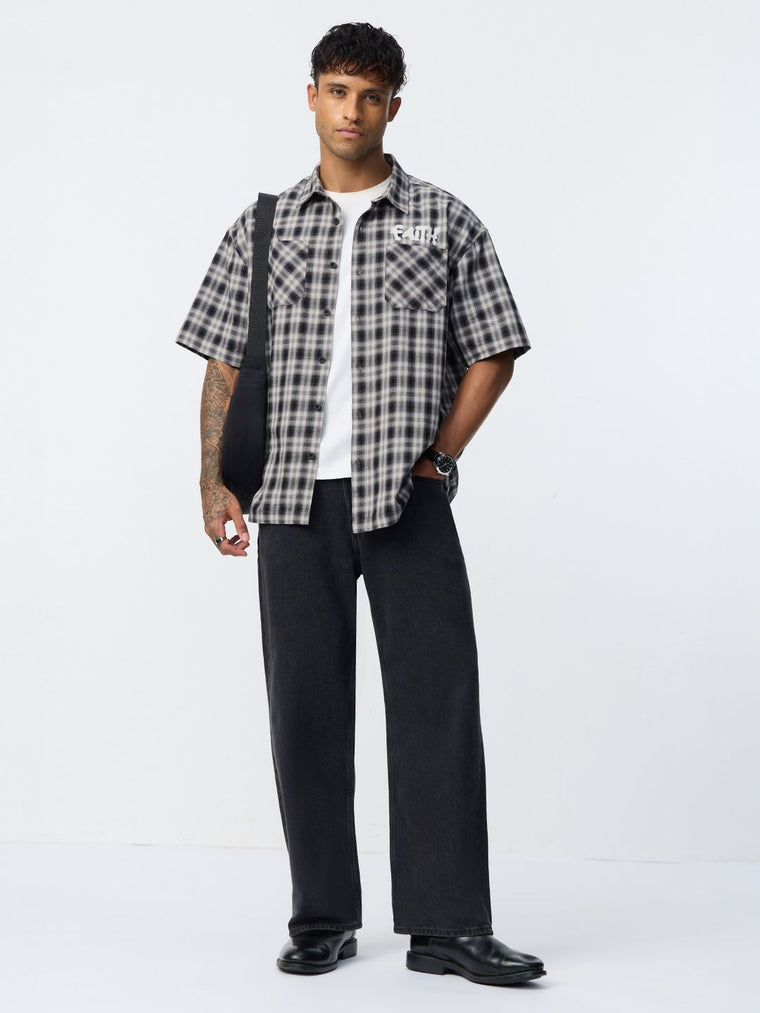 Plaid Shirt: Faith Oversized Shirts