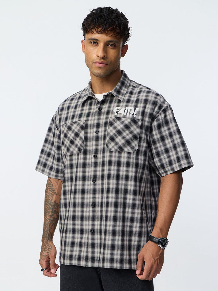 Plaid Shirt: Faith Oversized Shirts