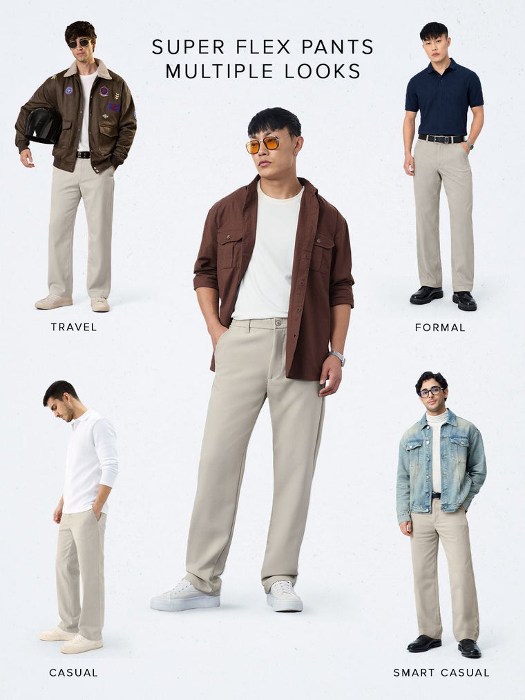 Super Pants: Fawn (Classic Fit) Men Super Flex Pants