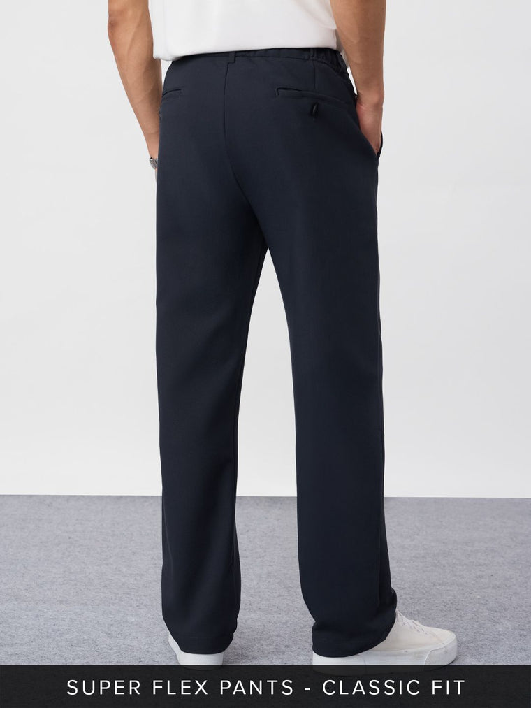 Super Pants: Midnight Blue (Classic Fit) Men Super Flex Pants