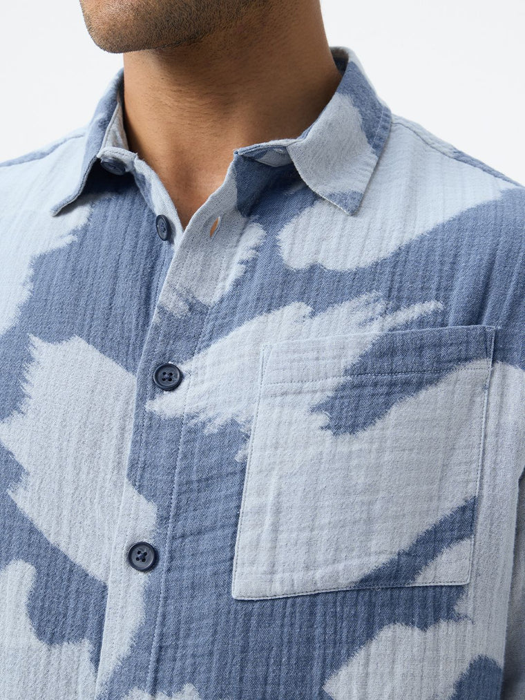 Textured Shirt: Skybound Men Relaxed Shirts