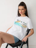 Looney Tunes: Bugs Splash Women Relaxed T-Shirts