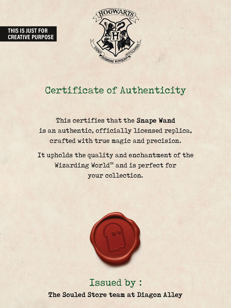 Professor Snape's Wand Collectibles