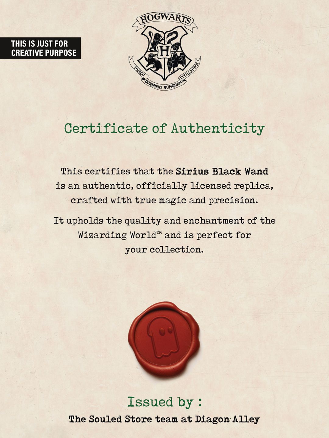 Sirius Black's Wand Collectibles