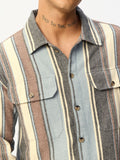 Striped Shirt: Anchor Men Relaxed Shirts