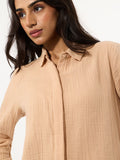 Textured Shirt: Coral Women Relaxed Shirts