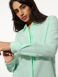 Textured Shirt: Applemint Women Relaxed Shirts