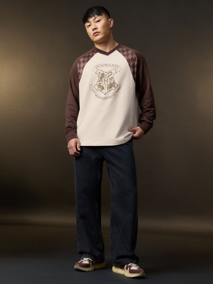 Harry Potter: Four Houses Oversized Full Sleeve T-Shirts