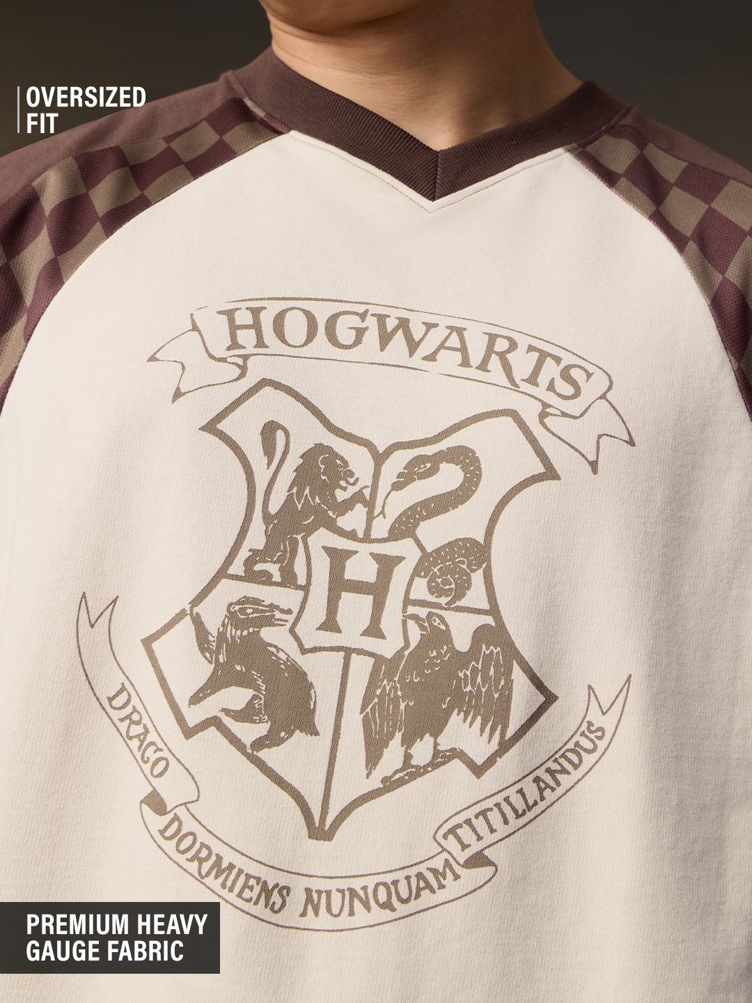 Harry Potter: Four Houses Oversized Full Sleeve T-Shirts