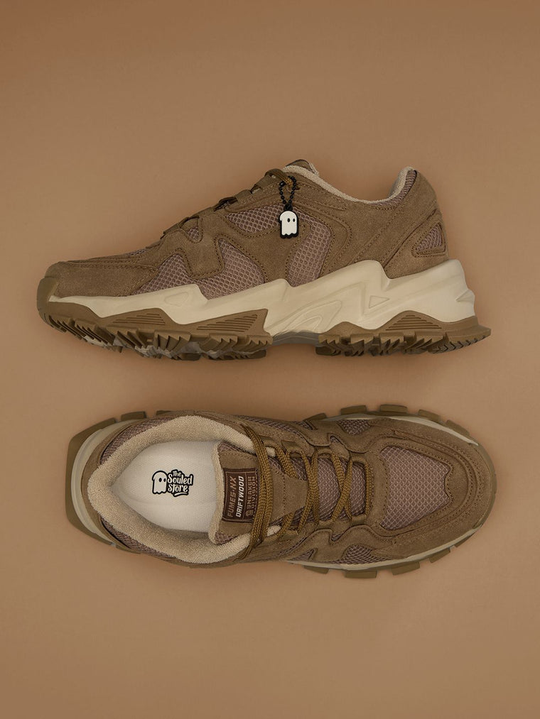 Fumes NX: Driftwood Men Low Top Sneakers