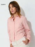 Tailored Solids: Blush Women Fitted Shirts