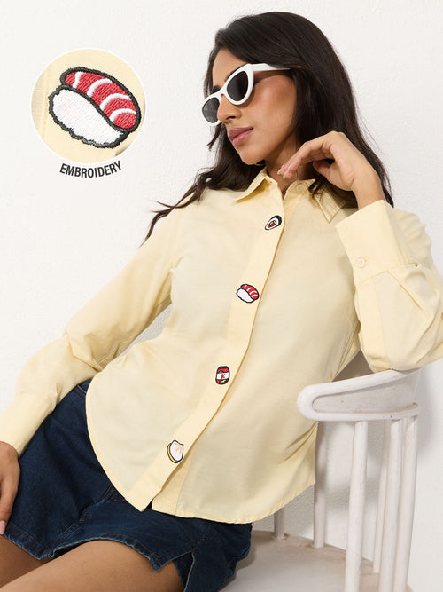 TSS Originals: Buttoned In Bento Women Fitted Shirts