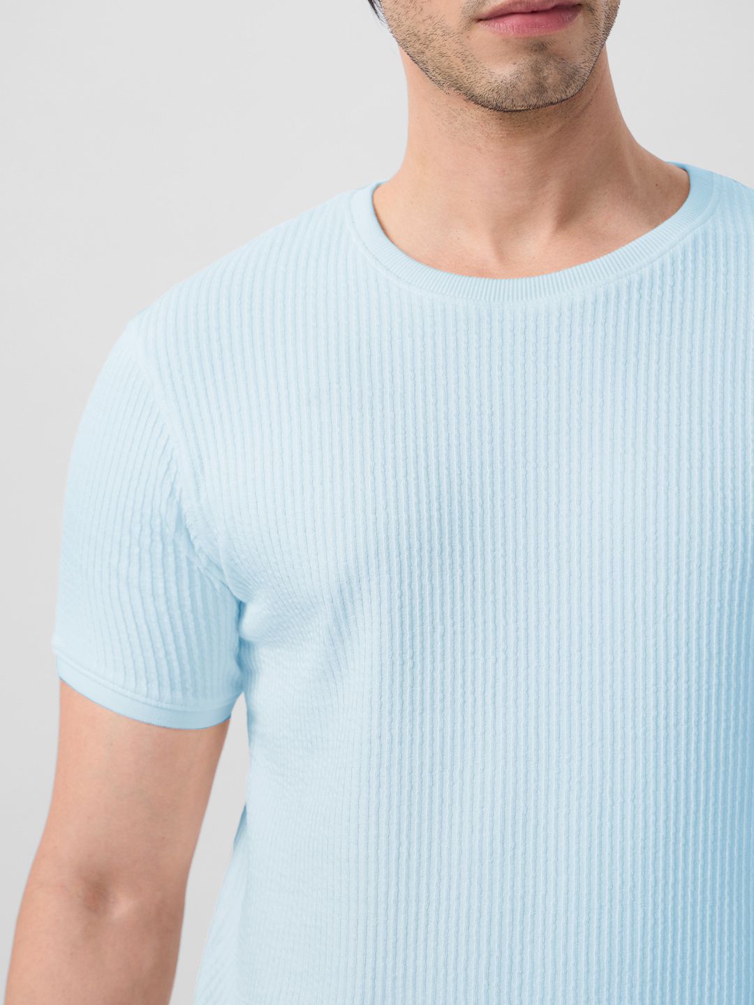Korean T-Shirt: Blue T-Shirts