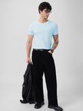 Korean T-Shirt: Blue T-Shirts