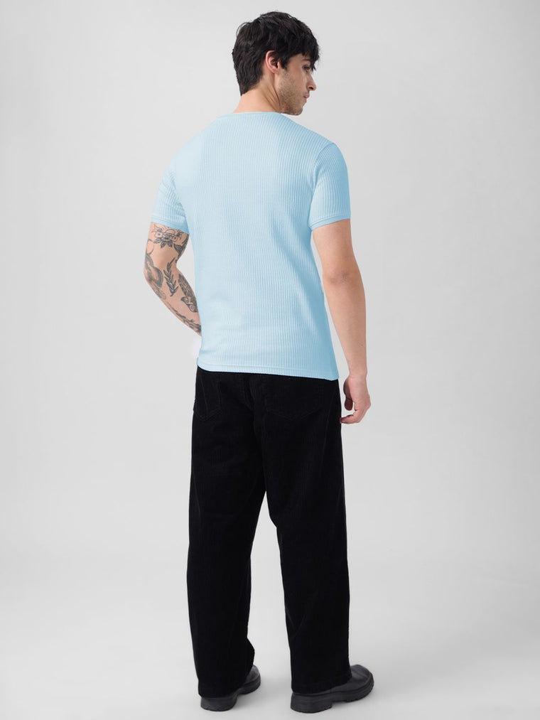 Korean T-Shirt: Blue T-Shirts