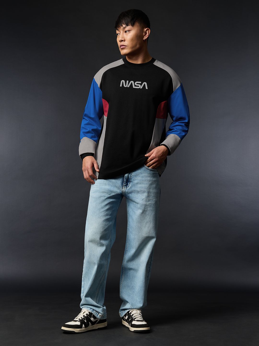 NASA: Mission Oversized Full Sleeve T-Shirts