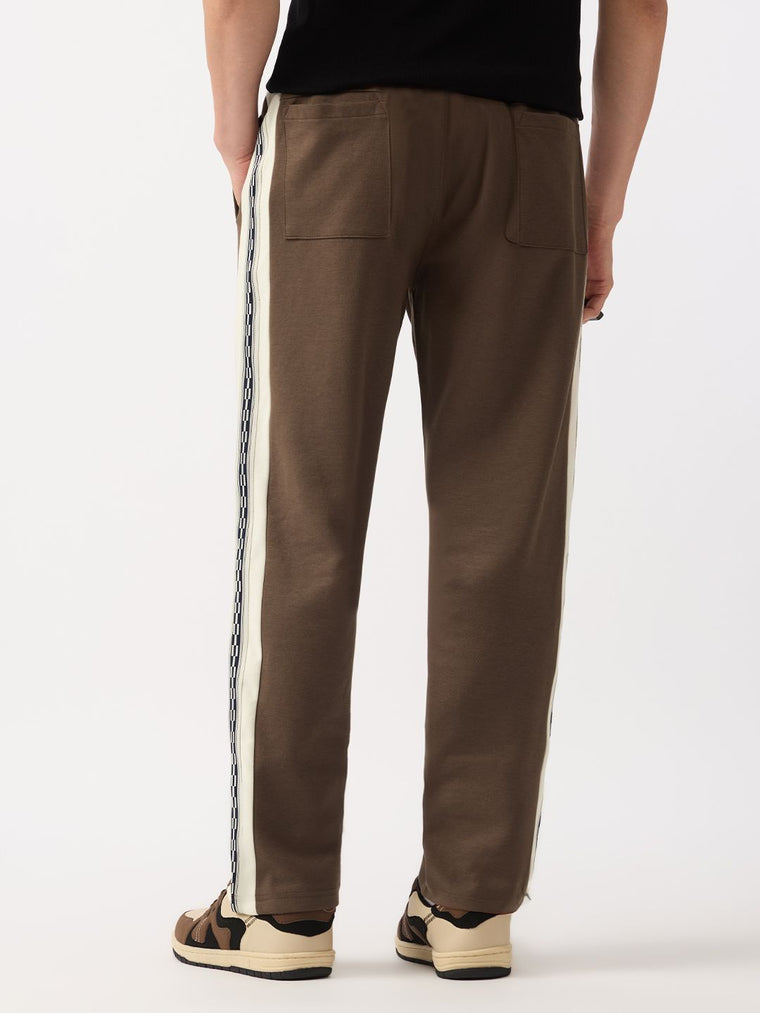 Straight-Fit Joggers: Coffee Bean Men Joggers