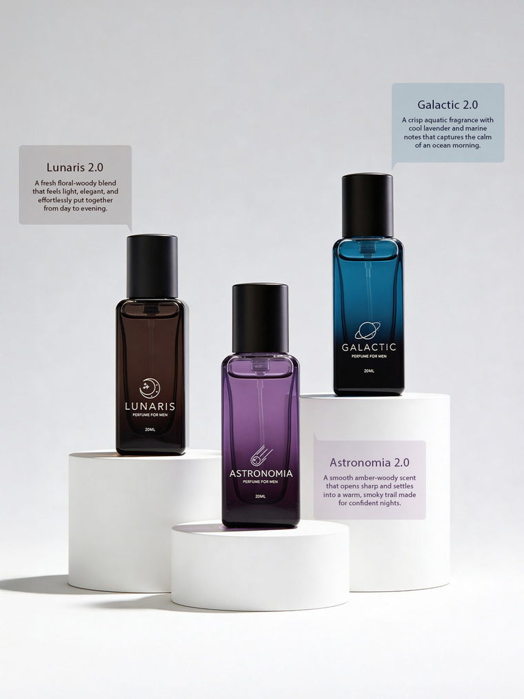Cosmic Trilogy: Men's Perfume Gift Set Men Perfumes