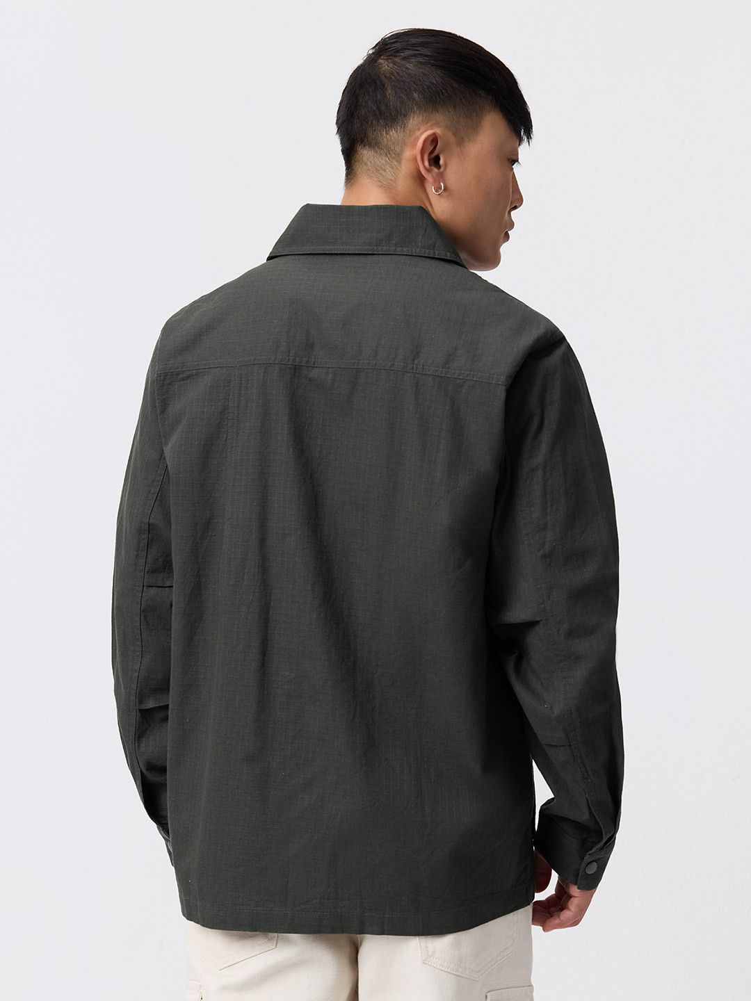 Utility Overshirt: Stone Grey Overshirts