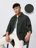 Utility Overshirt: Stone Grey Overshirts