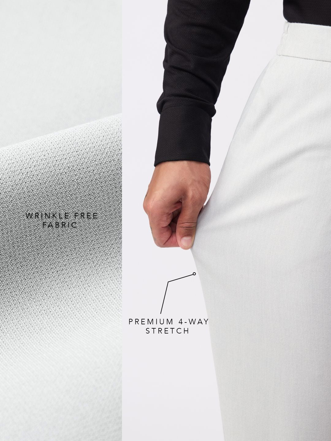 Super Pants: Urban Ash (Classic Fit) Men Super Flex Pants